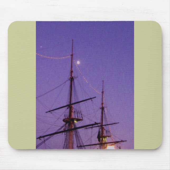Inner Harbour Oil Mouse Pad (Front)