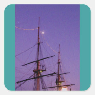Inner Harbour Oil Square Sticker