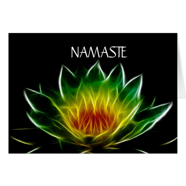 Inner Light | Lotus Abstract Art (Front Horizontal)