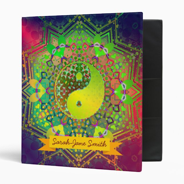 Inner Light Yin Yang  Balance Album Binder (Front/Inside)