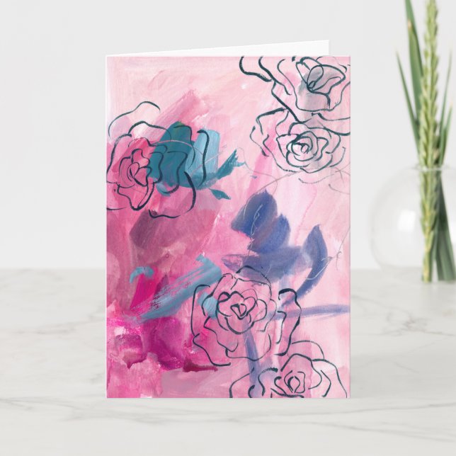 Inner Music - Floral Sketch Card (Front)