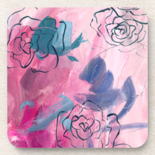 Inner Music - Floral Sketch Coaster