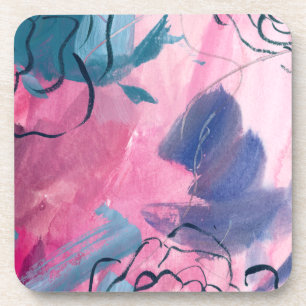 Inner Music - Floral Sketch Coaster