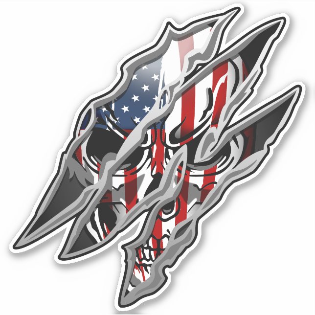Inner Patriot Custom-Cut Vinyl Sticker (Front)