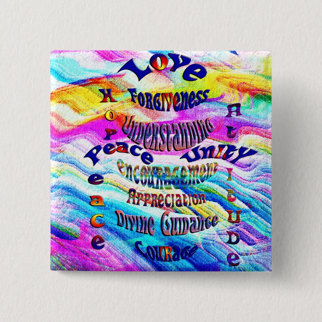 Inner Peace_ 2 Inch Square Button (Front)
