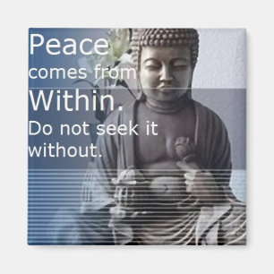 Inner Peace Buddha Magnet
