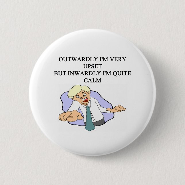 inner peace joke 2 inch round button (Front)