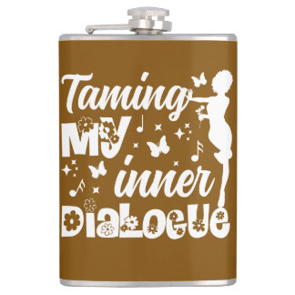 Inner Peace Journey | Taming My Inner Dialog Hip Flask