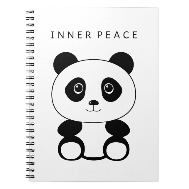 Inner Peace Panda Notebook (Front)