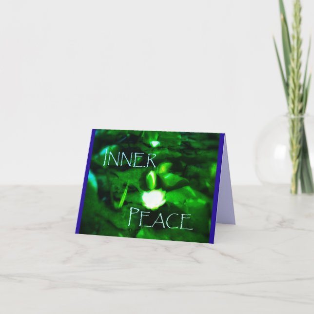 INNER PEACE SMALL GREETING CARD (Front)