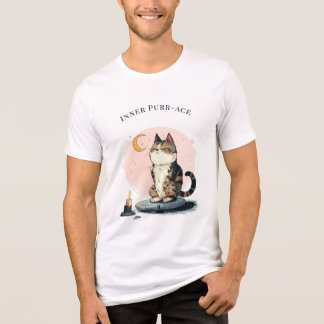 Inner Purr-ace Cat Meditation Tee
