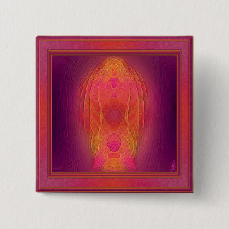 Inner Sanctum Abstract Art 2 Inch Square Button