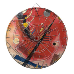 Inner Simmering Abstract Painting Dartboard