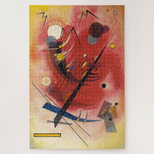 Inner Simmering Abstract Painting Jigsaw Puzzle (Vertical)