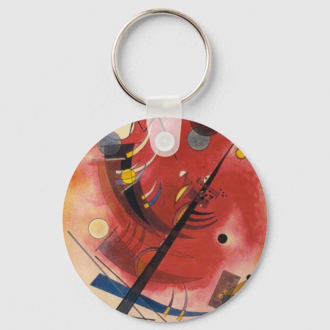 Inner Simmering Abstract Painting Keychain (Front)