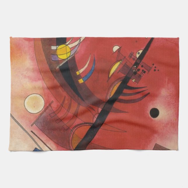 Inner Simmering Abstract Painting Kitchen Towel (Horizontal)