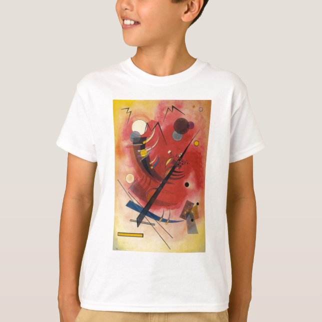 Inner Simmering Abstract Painting T-Shirt (Front)