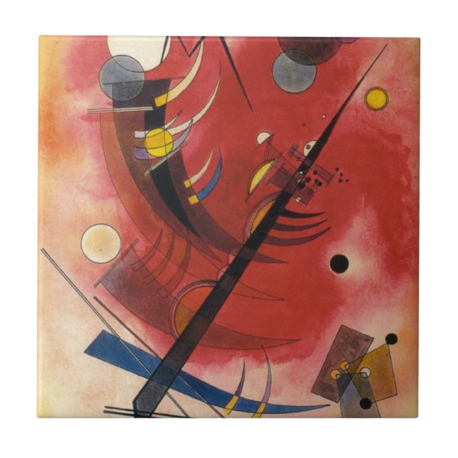 Inner Simmering Abstract Painting Tile (Front)