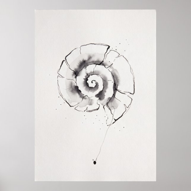 Inner Spiral Awakening Spiritual Wall Art (Front)