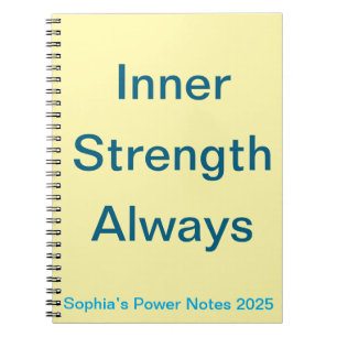 Inner Strength Always - mental wellness gift  Notebook