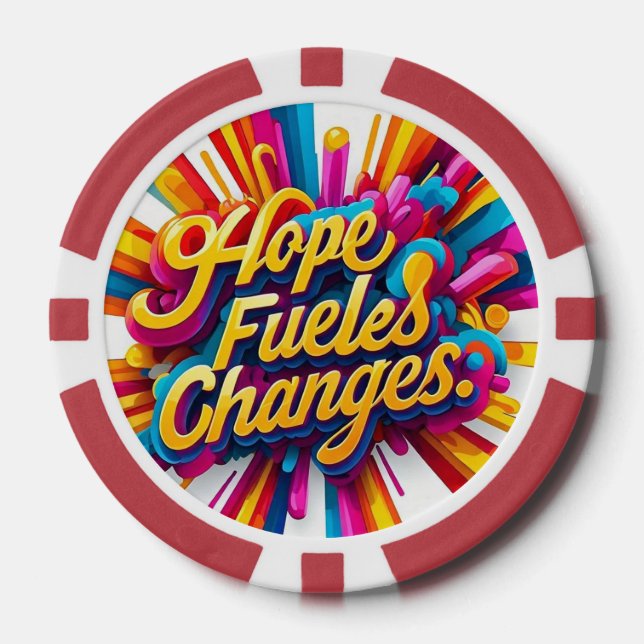 "Inner Strength Unleashed" Poker Chips (Front)