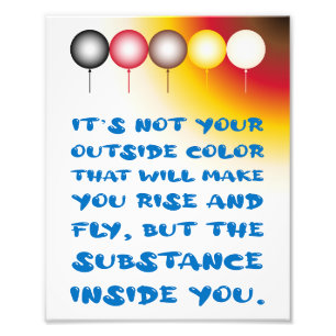 Inner Substance of an External Colour Photo Print