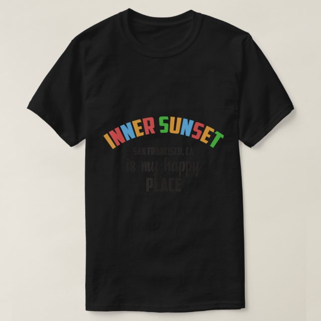 Inner Sunset San Francisco California USA Travelin T-Shirt (Design Front)