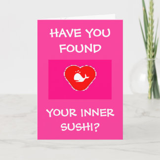 Inner Sushi Valentine's Day Card
