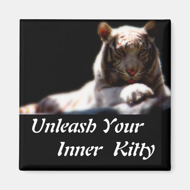 Inner Tiger Kitty Magnet (Front)