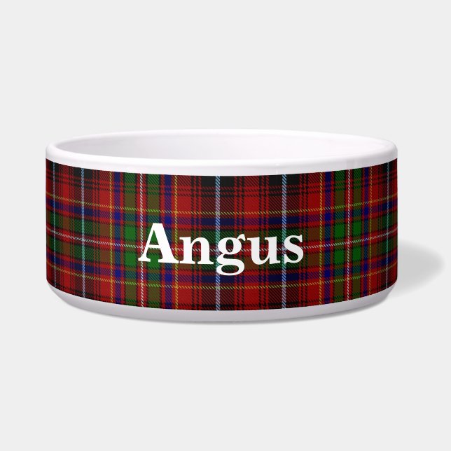 Innes Clan Custom Tartan Bowl (Front)