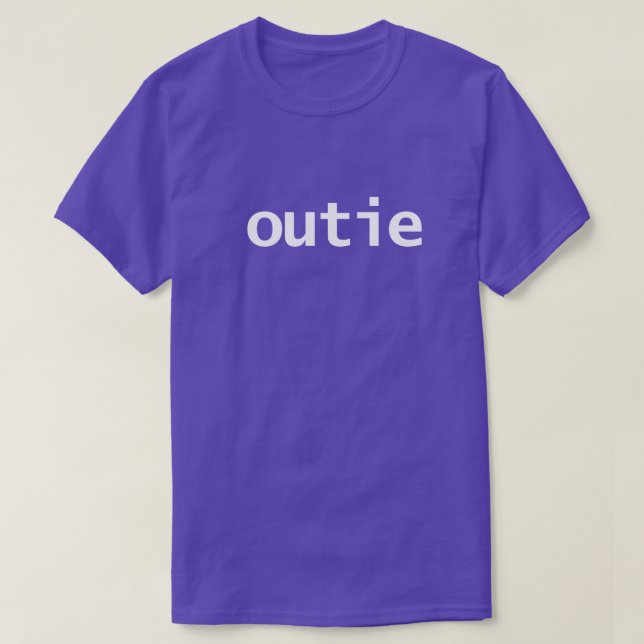 Innie Outie Severance t shirt (Design Front)
