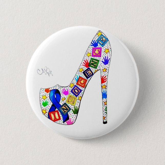 Innocence 2 Inch Round Button (Front)