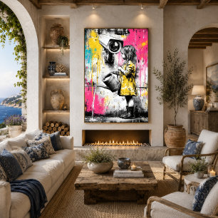 Innocence and Observation Contemporary Conceptual  Poster