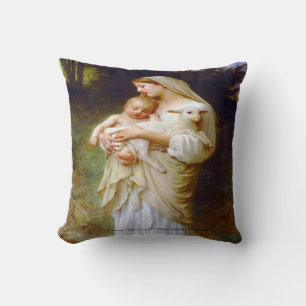 Innocence by Bouguereau Throw Pillow