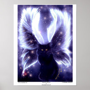 Innocence Fairy Cat Poster