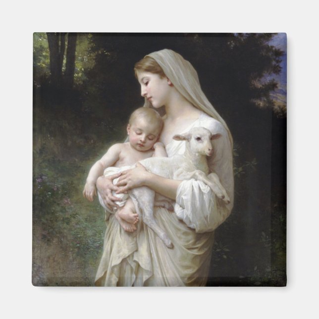 Innocence (Madonna and Child), Bouguereau Magnet (Front)
