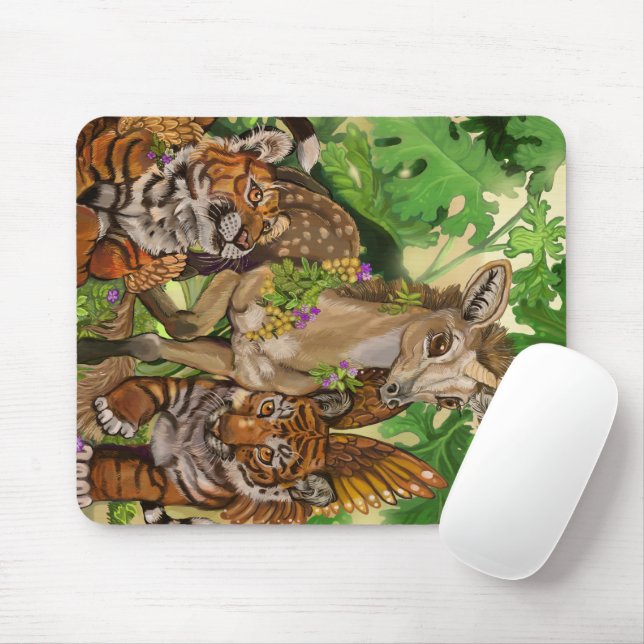'Innocence of the new' unicorn  Mouse Pad (With Mouse)