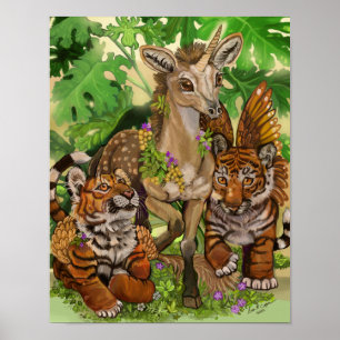 'Innocence of the new' unicorn Poster