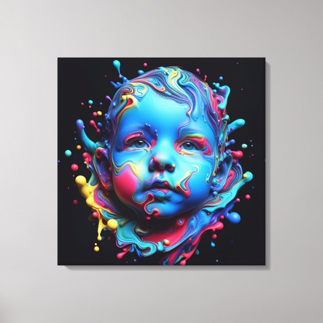 Innocent Dreams - AI At Work Canvas Print (Front)