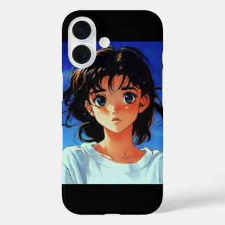Innocent Gaze Anime Girl iPhone 16 Case