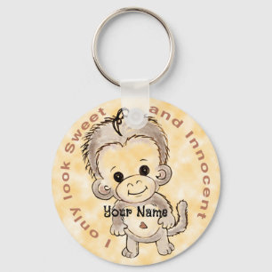 Innocent Monkey  Keychain