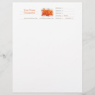Innocent Orange Letterhead