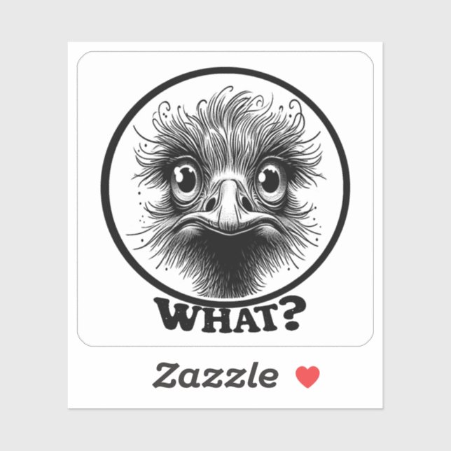 "Innocent Ostrich What" Vinyl (Sheet)