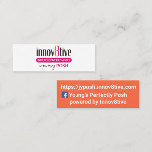Innov8tive Posh mini business card design