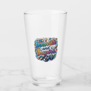Innovate and Inspire Motivational T-Shirt Glass