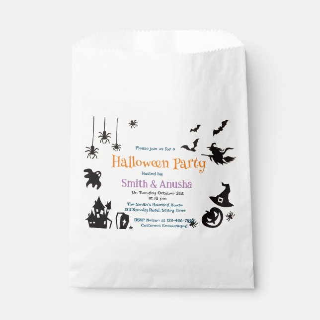 Innovation Adult Halloween Party  Favour Bag (Front)