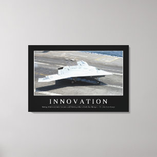 Innovation: Inspirational Quote 1 Canvas Print
