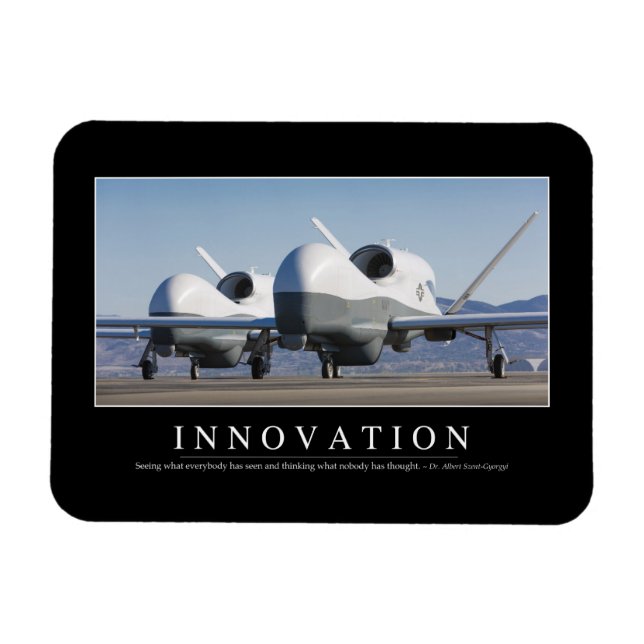Innovation: Inspirational Quote 2 Magnet (Horizontal)