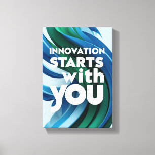 Innovation Starts With You option 2 Canvas Print