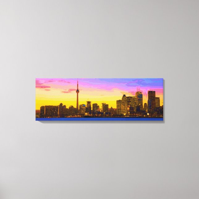 InnovativDezynz's "TDOT SKYLINE" Canvas Wall Art (Front)